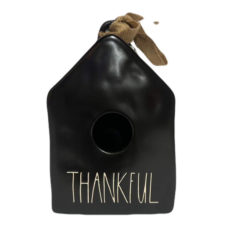Rae Dunn Black  Artisan  Collection Ceramic  Birdhouse